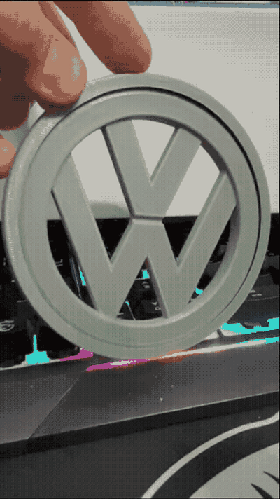 vw halskette spinner zappeln spielzeug 3d modelle download realität wolke 3d print model - Mito3D