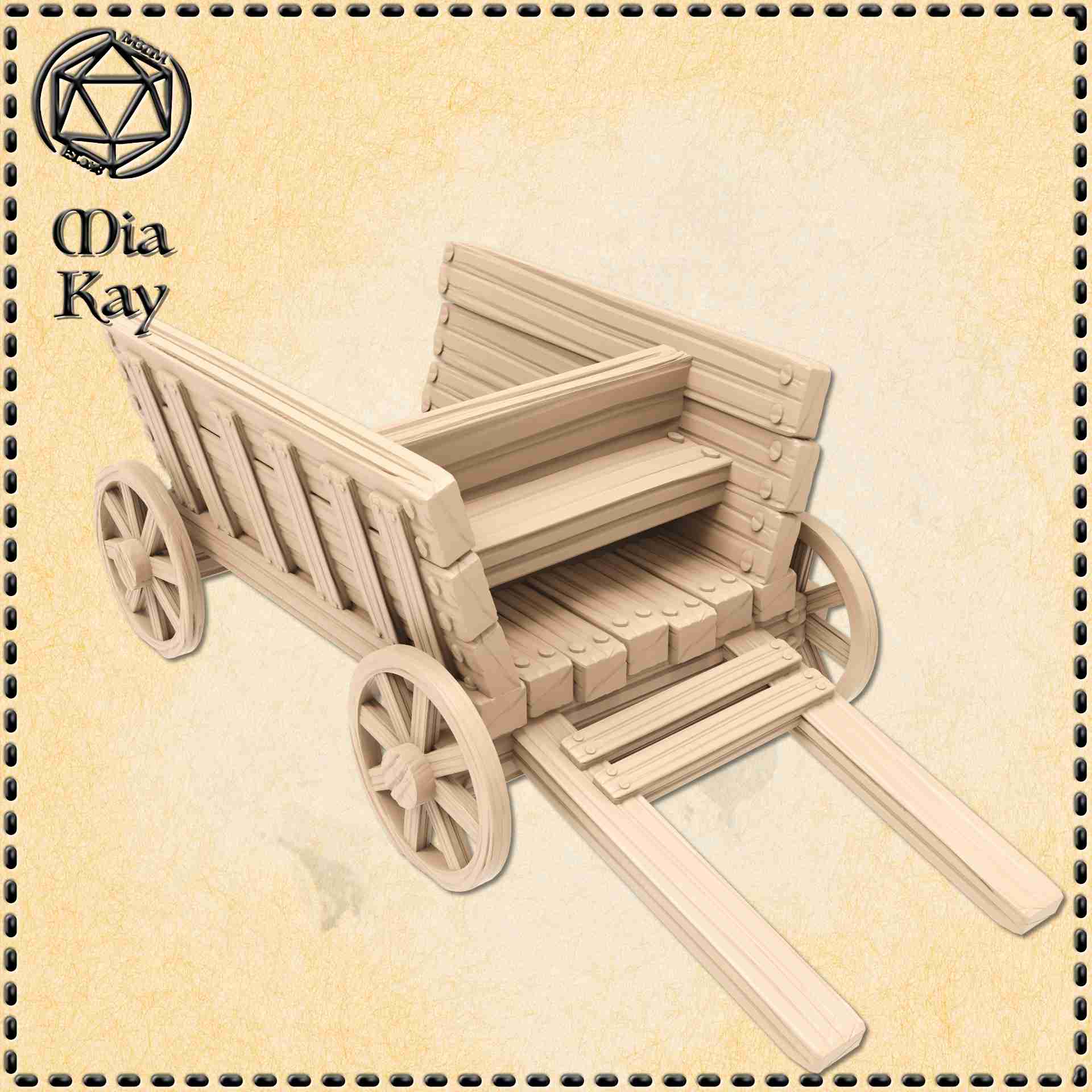 wagon Characters 3D print model - Mito3D