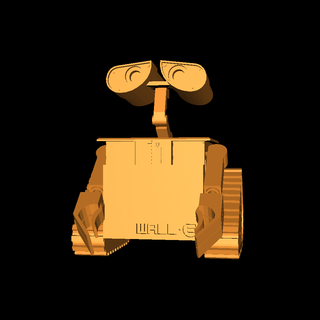 wall-e lego scan Characters 3d print model - Mito3D