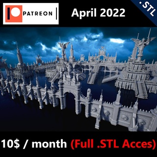mur échantillon avril 2022 Patreon jouets Jeux 3d print model - Mito3D