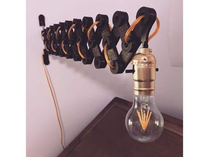 wall mount scissor lamp Household 3d print model - Mito3D