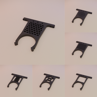 wall mounting holder Household 3d print model - Mito3D