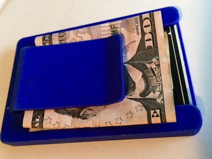 carteira dinheiro grampo 3d print model - Mito3D