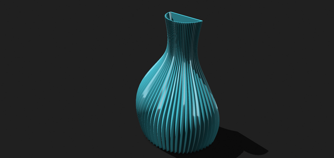 vaso parete nr1 domestico 3d print model - Mito3D
