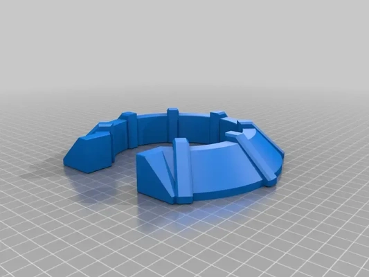 martelo guerra 40k defesa parede anel 3d modelos baixar crialidade nuvem 3d print model - Mito3D