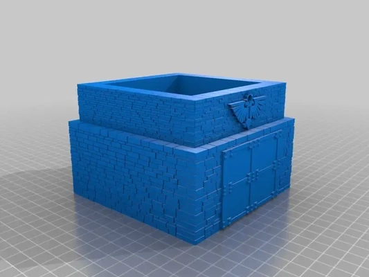 warhammer brick bunker 3 3d models download creality cloud 3d print model - Mito3D