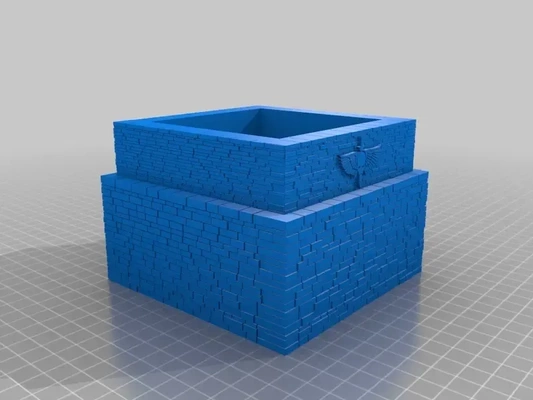 warhammer brick bunker 3d models download creality cloud 3d print model - Mito3D