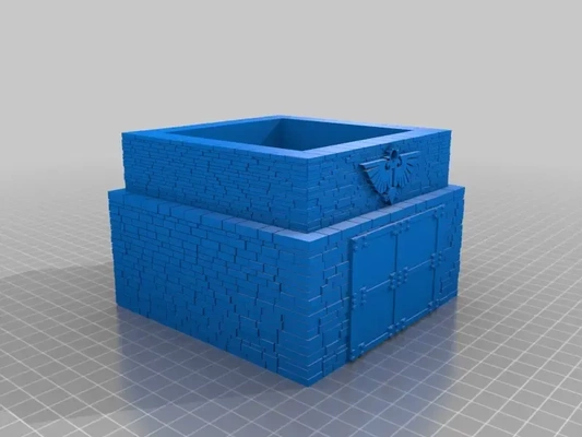 warhammer brick bunker 4 3d models download creality cloud 3d print model - Mito3D