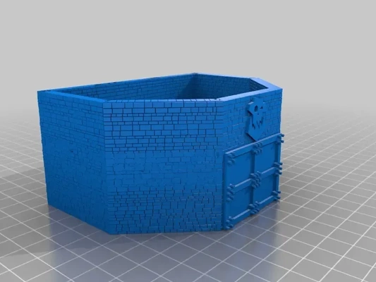 warhammer ork bunker 2 3d modelli scarica creality nube 3d print model - Mito3D