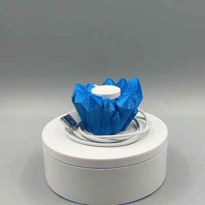 carregador cristal 3d modelos baixar crialidade nuvem aparelhos eletrônicos 3d print model - Mito3D
