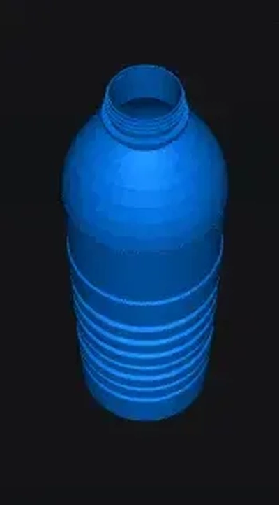 wasser flasche 3d modelle download realität wolke 3d print model - Mito3D