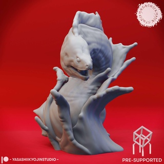 water elemental - tabletop miniature pre-supported Characters 3d print model - Mito3D