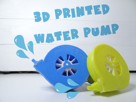 water pump 3d models download creality cloud 3d print model - Mito3D