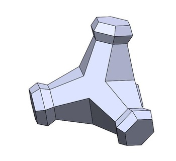 wave-breaker hexagon DIY 3d print model - Mito3D