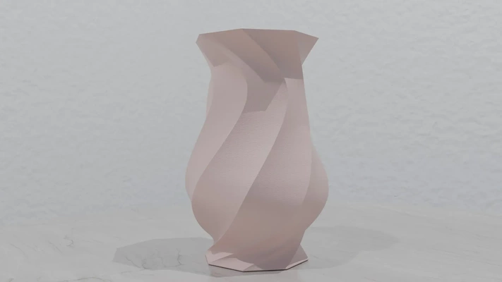 wave vase 3d models download creality cloud 3d print model - Mito3D