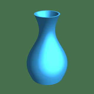 dalga vazo ev dekor 3d print model - Mito3D