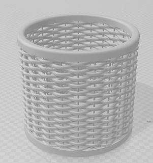 weave container Gadgets & Electronics 3d print model - Mito3D
