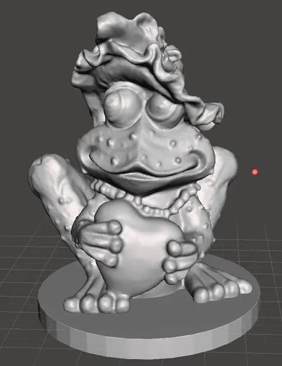 wednesday my dudes baby frog 3d models download creality cloud 3d print model - Mito3D