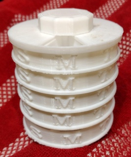 weekly stackable pill container secret storage Biology & Medical 3d print model - Mito3D