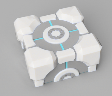 ponderado almacenamiento cubo refrigerador imán 3d print model - Mito3D