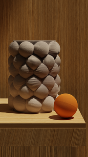 strano blob vaso casa arredamento 3d print model - Mito3D