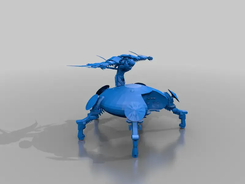 seltsam roboter engel 3d modelle download realität wolke 3D print model - Mito3D