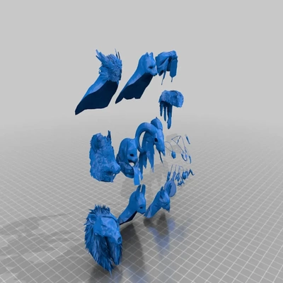 verrückter hüte optionen gubbins 3d modelle download realität wolke 3d print model - Mito3D