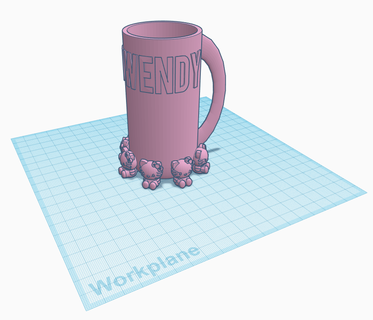 wendy's cup Cups & Mugs 3d print model - Mito3D