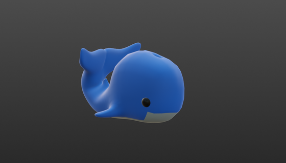 baleine personnages 3d print model - Mito3D