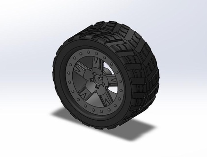 roue Véhicules 3d print model - Mito3D