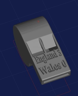 whistle england wales Sports & Outdoor 3d print model - Mito3D