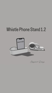 whistle phone stand 12 Accessories 3d print model - Mito3D