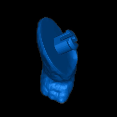 pequeño r pierna 3d modelos descargar crealidad nube 3d print model - Mito3D