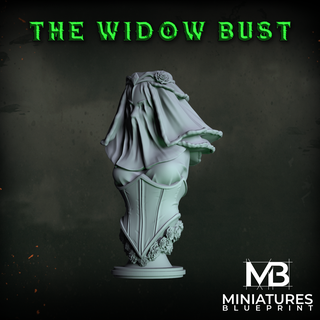 widow's bust Women 3d print model - Mito3D
