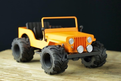 willys jeep - fully printable 3d models download creality cloud Others 3d print model - Mito3D