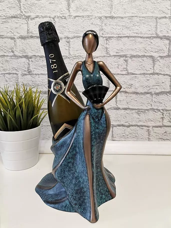 wein halter unterstützung mujer porta vino 3d modelle download realität wolke zuhause haus dekor 3D print model - Mito3D