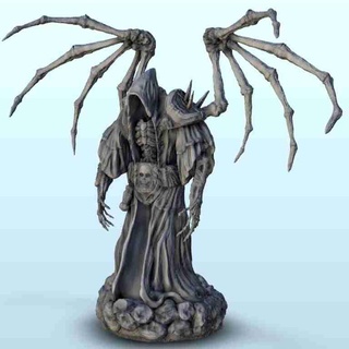 winged skeletal spectrum - figure dark miniatures warhammer Monsters 3d print model - Mito3D