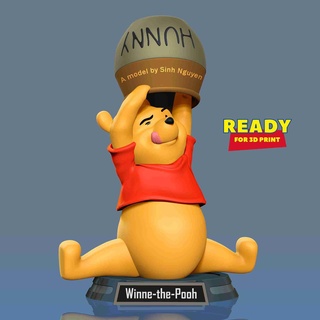 Winnie pooh ficcional personagens 3d print model - Mito3D