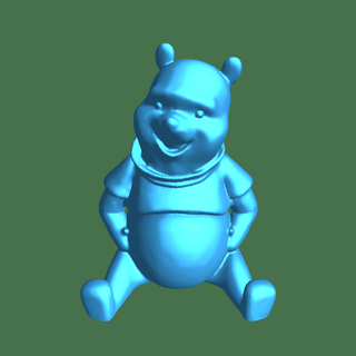 winnie pooh 3d models download creality cloud Fictional Characters 3d print model - Mito3D