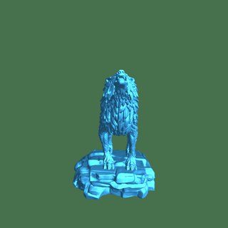 hiver Loup animaux 3d print model - Mito3D