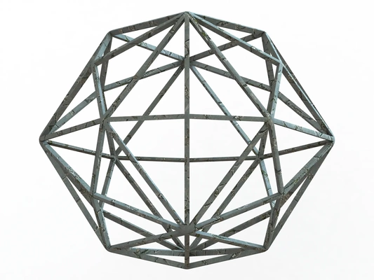 wireframe shape disdyakis dodecahedron 3d models download creality cloud 3d print model - Mito3D