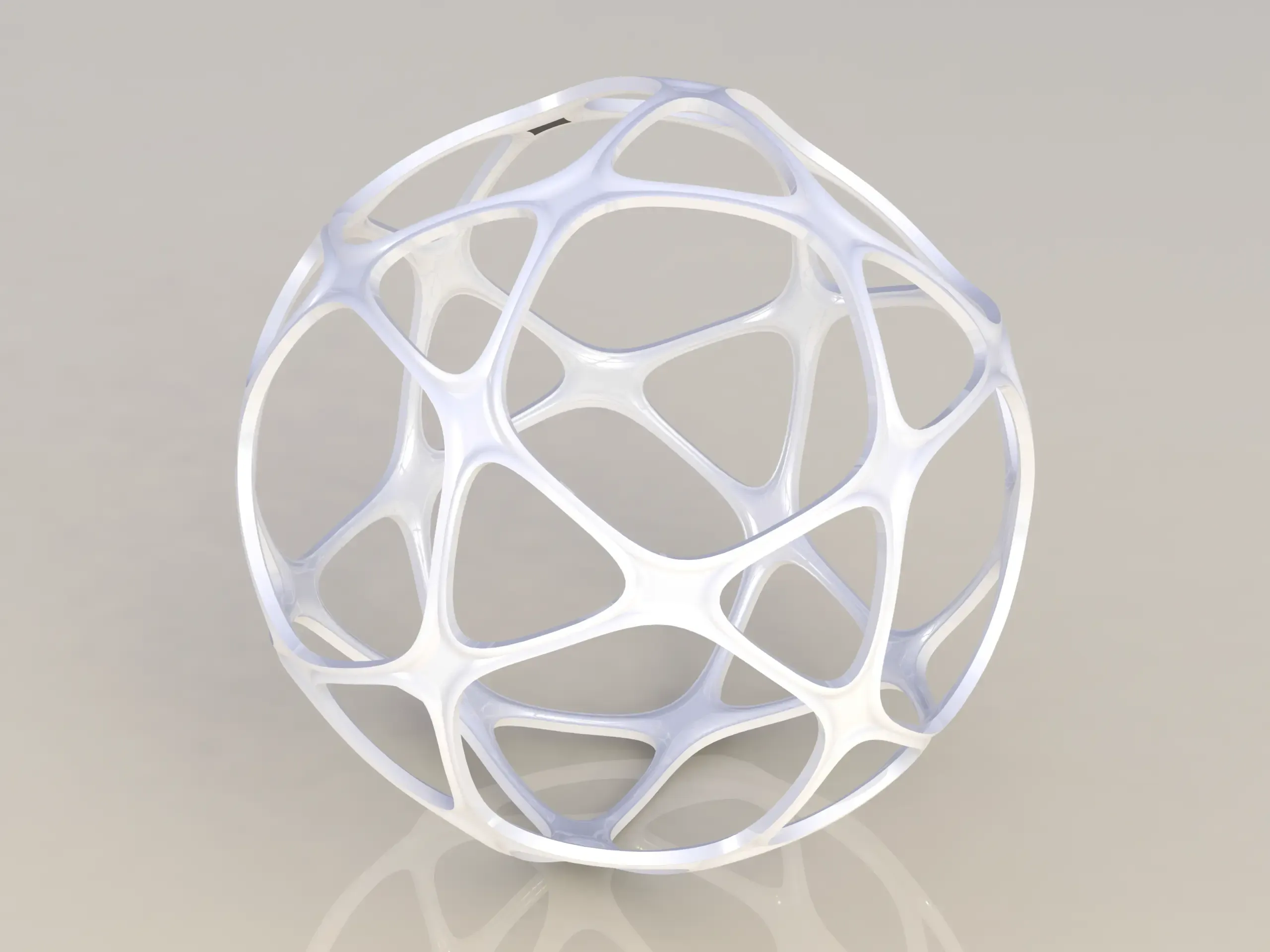 wireframe forma geometrico gli sport palla 3d modelli scarica creality nube 3D print model - Mito3D