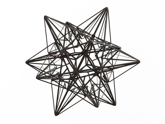 wireframe shape great icosahedron 3d models download creality cloud 3d print model - Mito3D