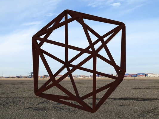 wireframe shape tetrakis hexahedron 3d models download creality cloud 3d print model - Mito3D