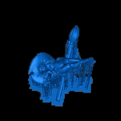 sorcière up 3d modèles télécharger créalité nuage 3d print model - Mito3D