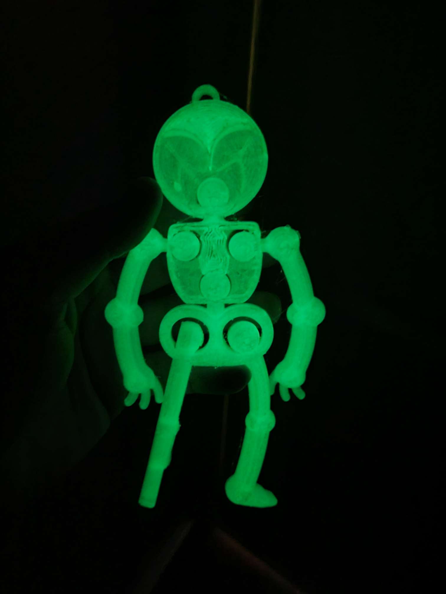 traballante ossatura scheletro Halloween immaginario personaggi 3D print model - Mito3D