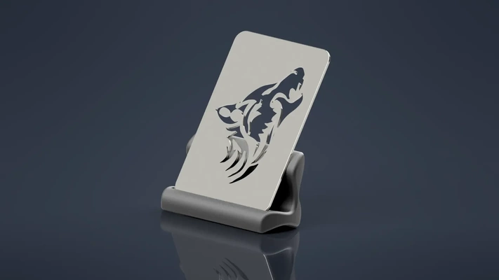 wolf&base 3d models download creality cloud 3d print model - Mito3D