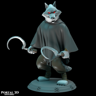 Wolf Kuss Stiefel gato con Botas 3d print model - Mito3D