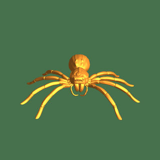 wolf spider Insects  3d print model - Mito3D