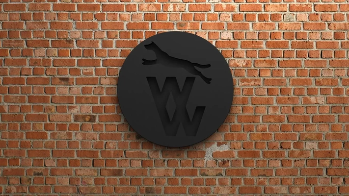 wolverhampton vagabondi fc logo simple 3d modelli scarica creality nube 3d print model - Mito3D